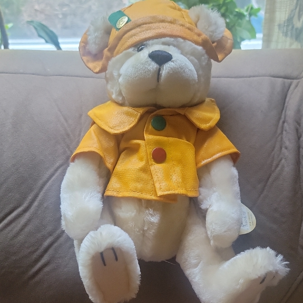 Yellow and White Stuffed Animal Teddy Bear